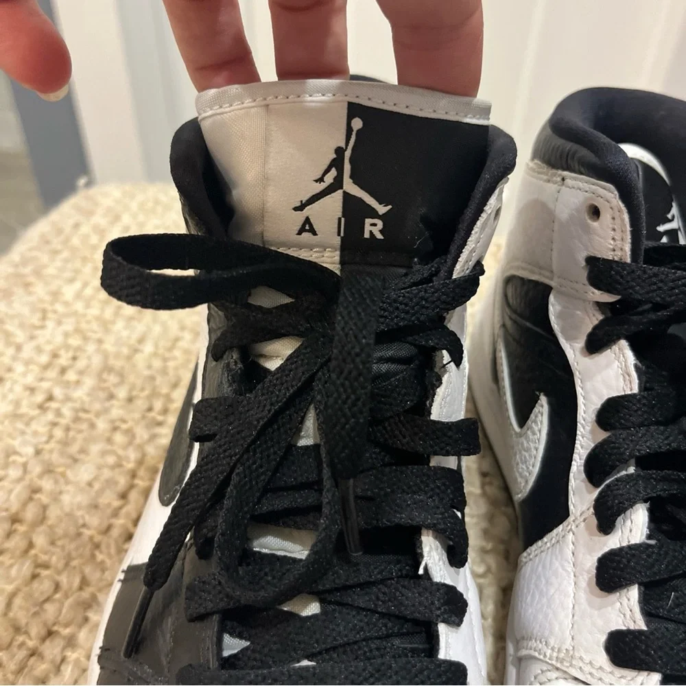 NikeAir Jordan 1 Mid SE Homage Black White DR0501-101 W Size‎ 8 YS